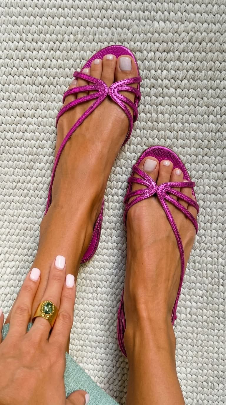 Camille – Elegant Golden Sandals — view 3