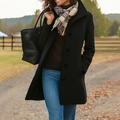 Aurora - Coat with a Button — view 3
