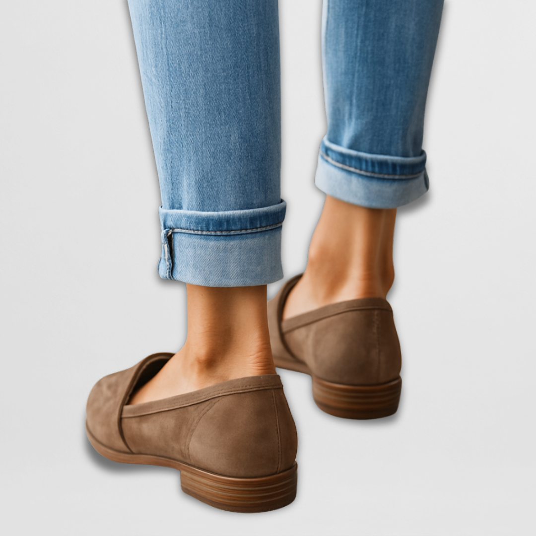 Margot - Suede Comfort Loafers — view 6
