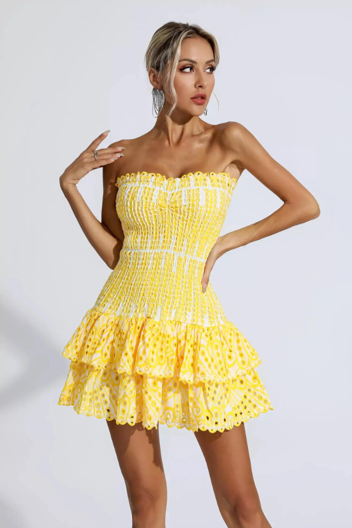 Anya - Mini Dress with Ruffles — view 14