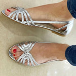 Eleanor – Bright Golden Sandals — view 2