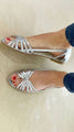 Eleanor – Bright Golden Sandals — view 2