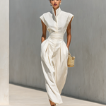 Jada | Lapel Waist Maxi Dress — view 5
