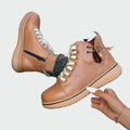Low-Shaft Orthopaedic Leather Boots — view 3