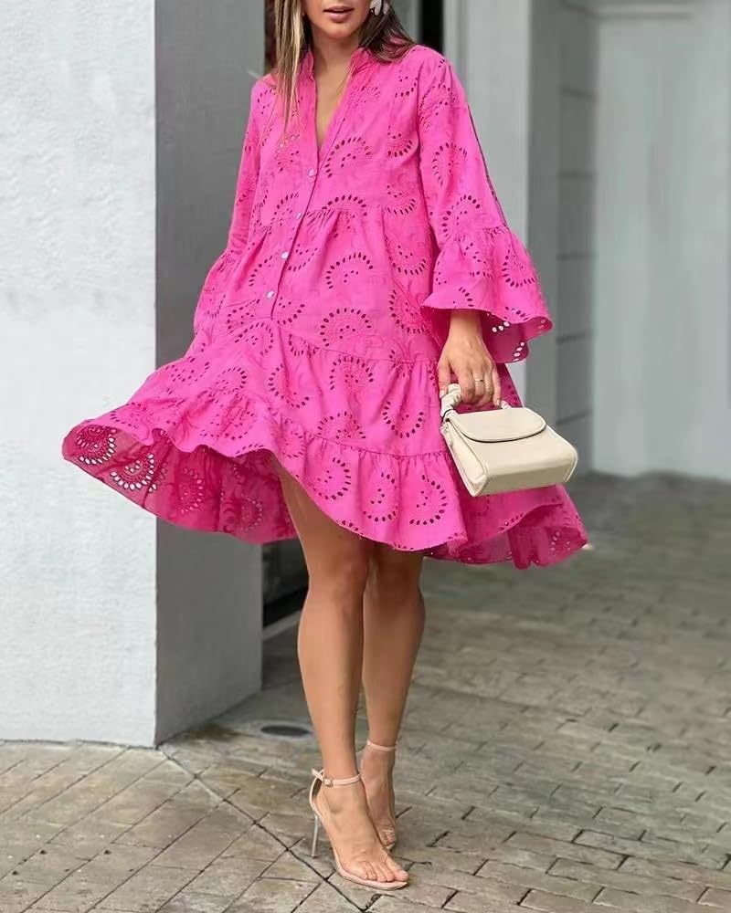 Lydia - Dress with Eyelets — view 14