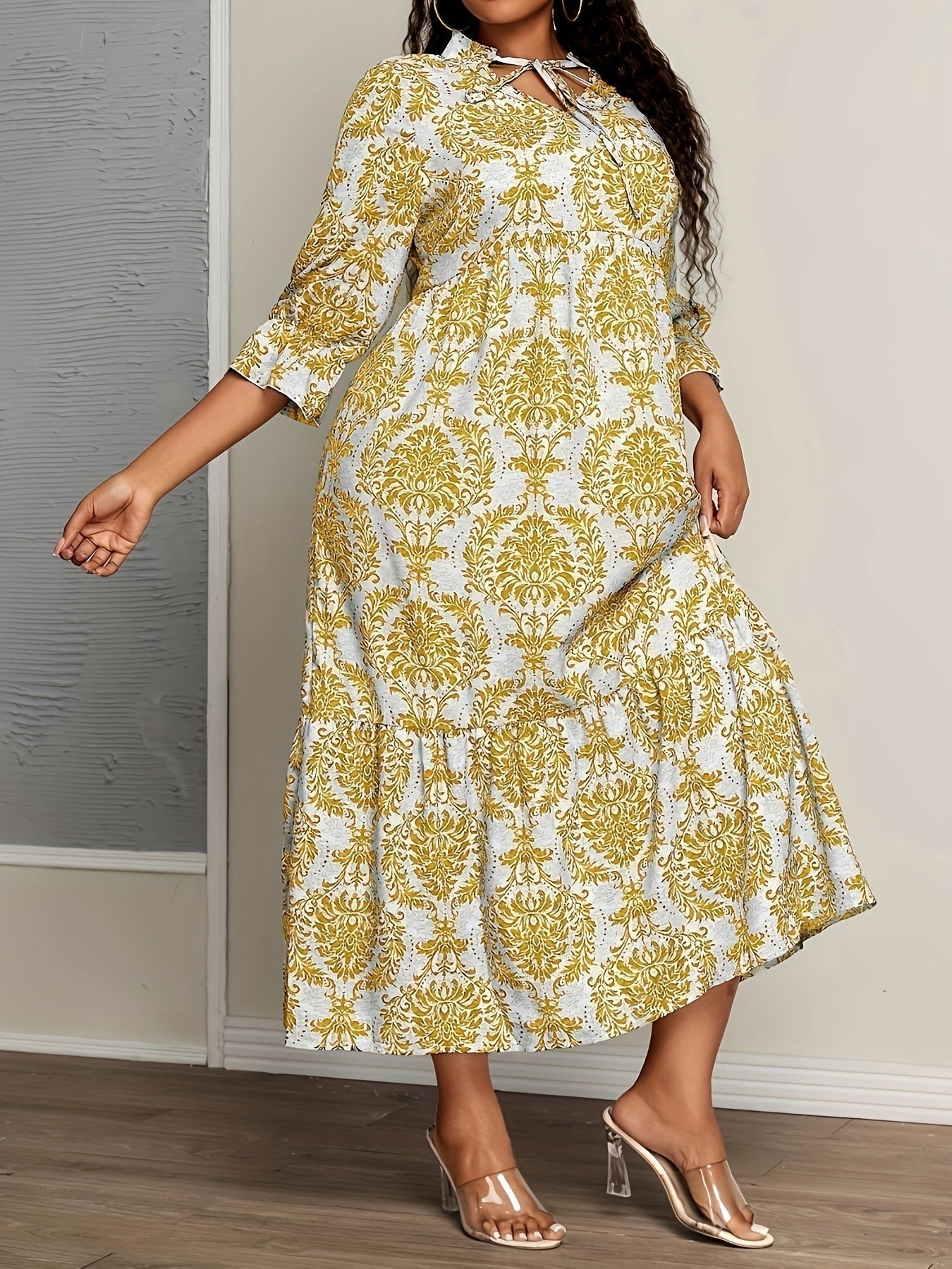 Molly - Boho Mosaic Dress — view 10