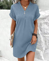 Carina - Spring Dress with V-Neck — view 5
