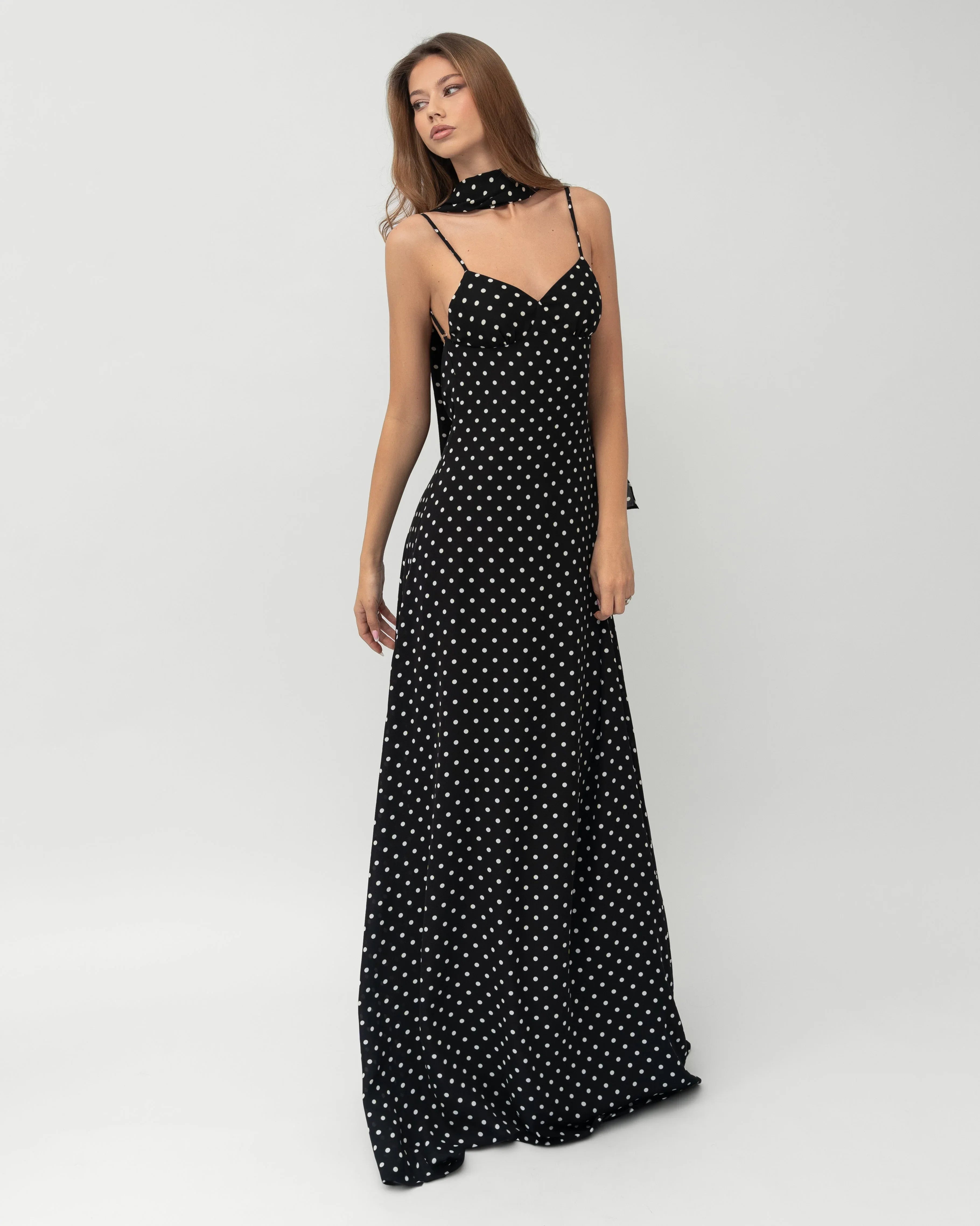 Midnight Muse Polka Maxi — view 2