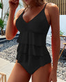 Lia - Elegant Swimsuit with Stylish Ruffles — view 3