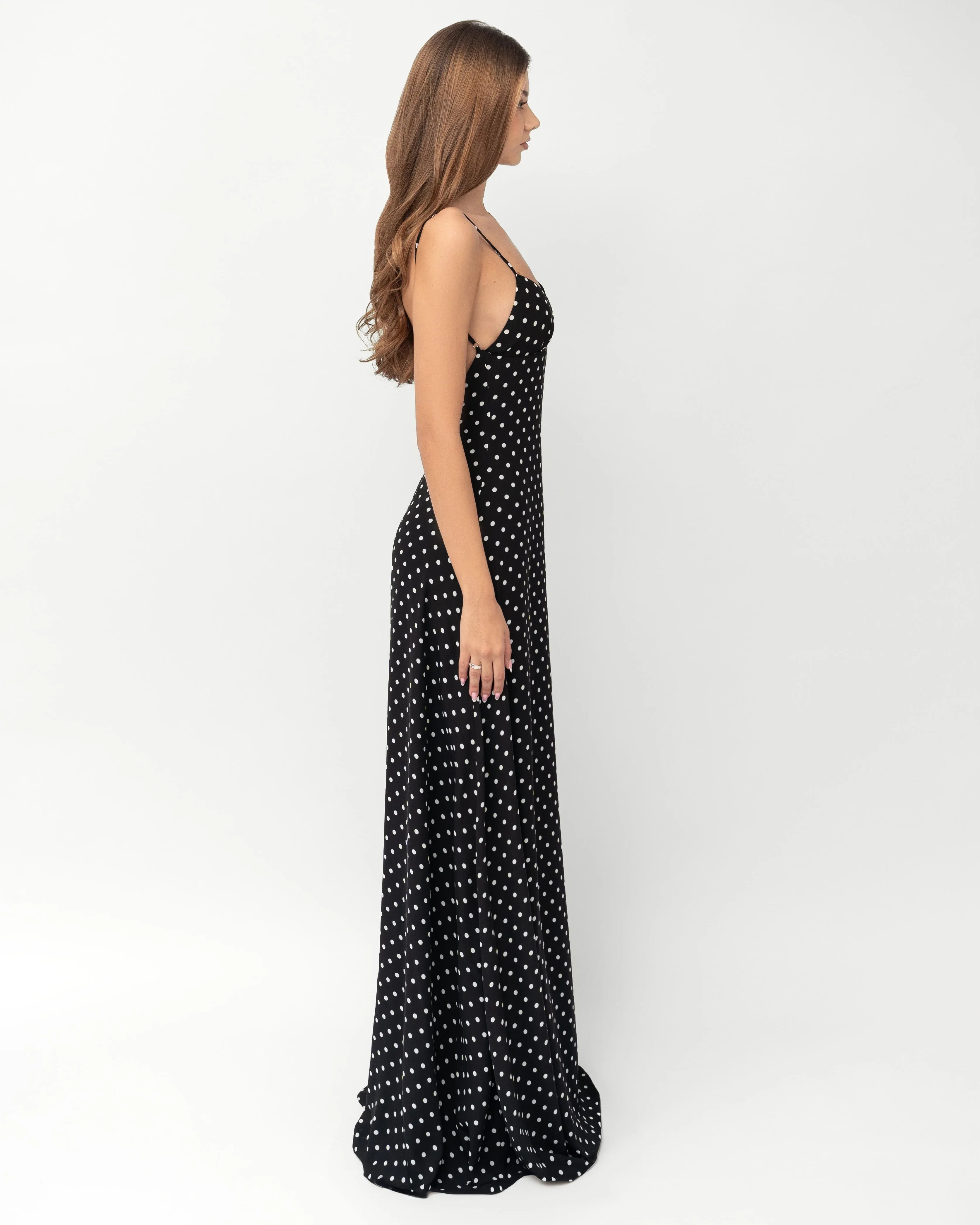 Midnight Muse Polka Maxi — view 5