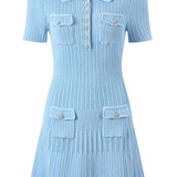 Ariella - Ribbed Mini Dress — view 12