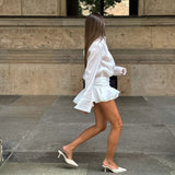 Brynlee - Pleated Mini Dress