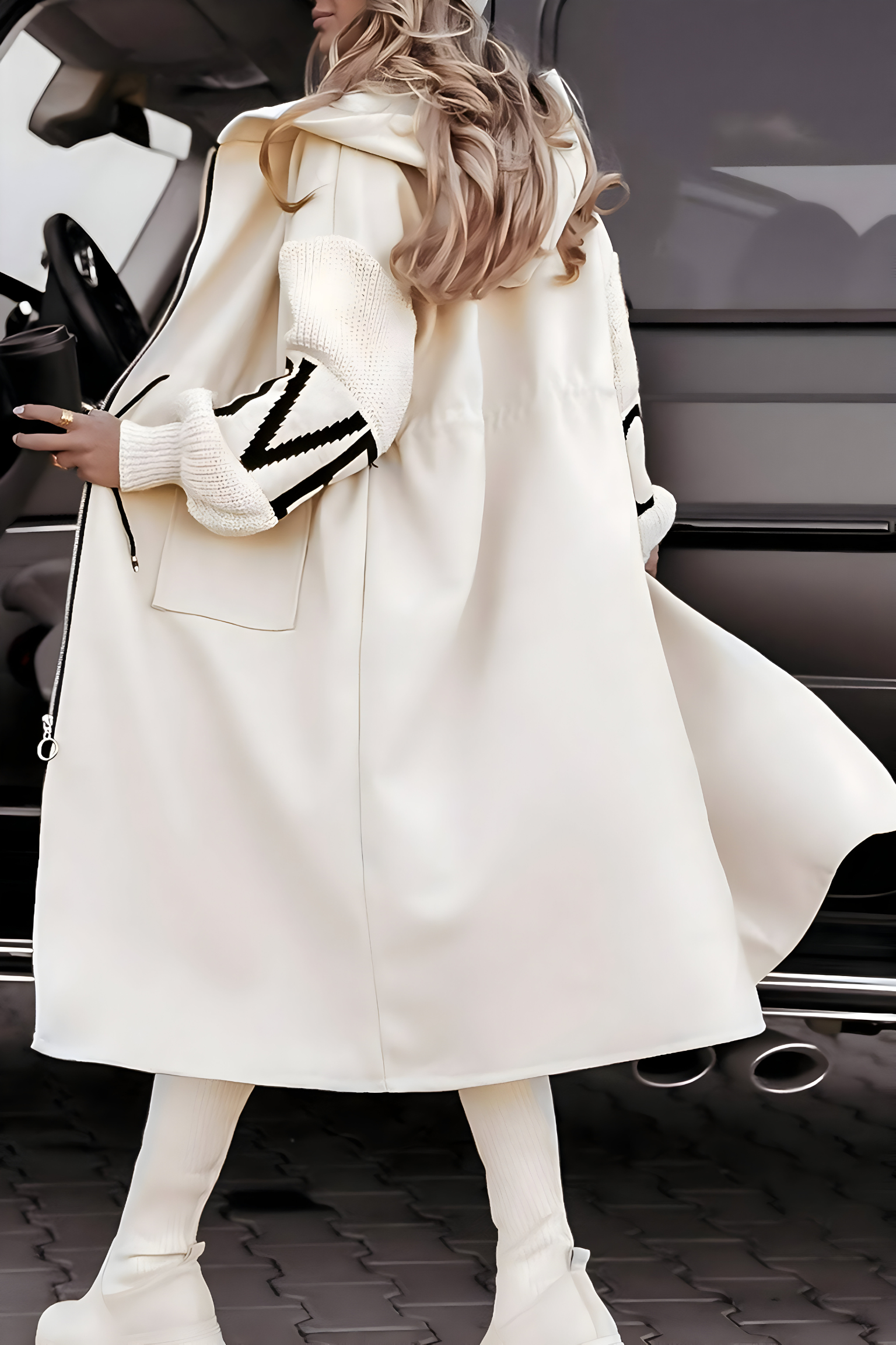 Rosa - Elegant Cardigan Coat — view 9