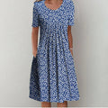Hailey | Elegant and Casual Floral Dress with Pockets — view 6