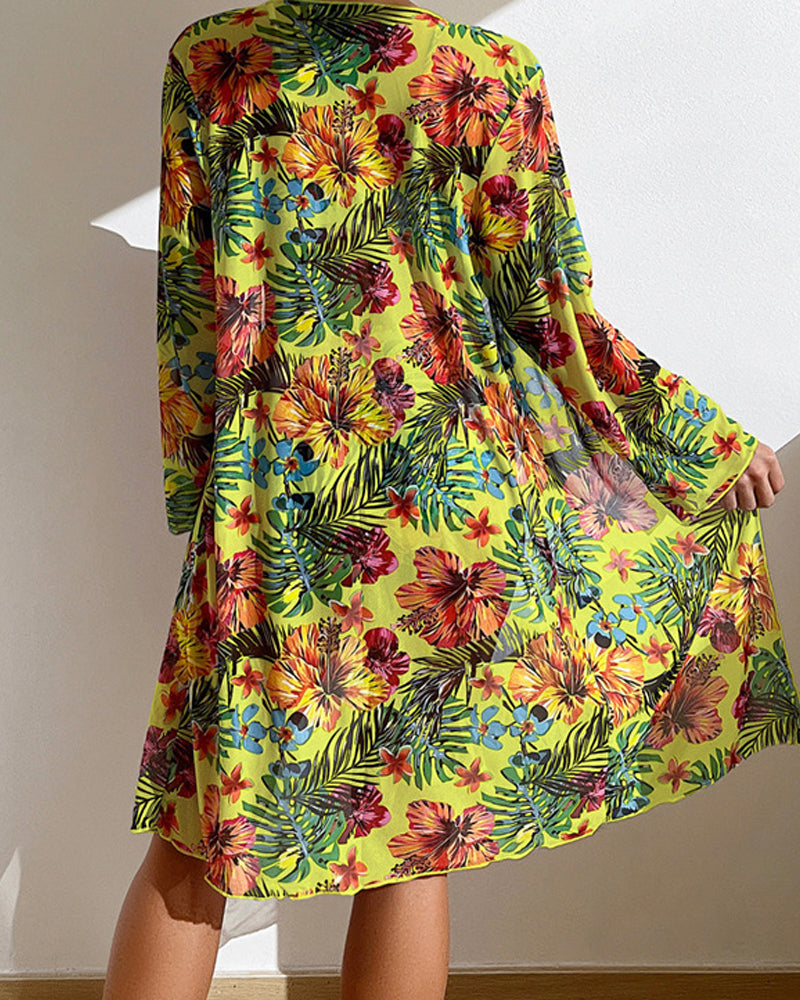 Glenda - Bikini with Floral Skirt — view 6