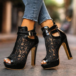 Liliana - Lace Heels — view 5