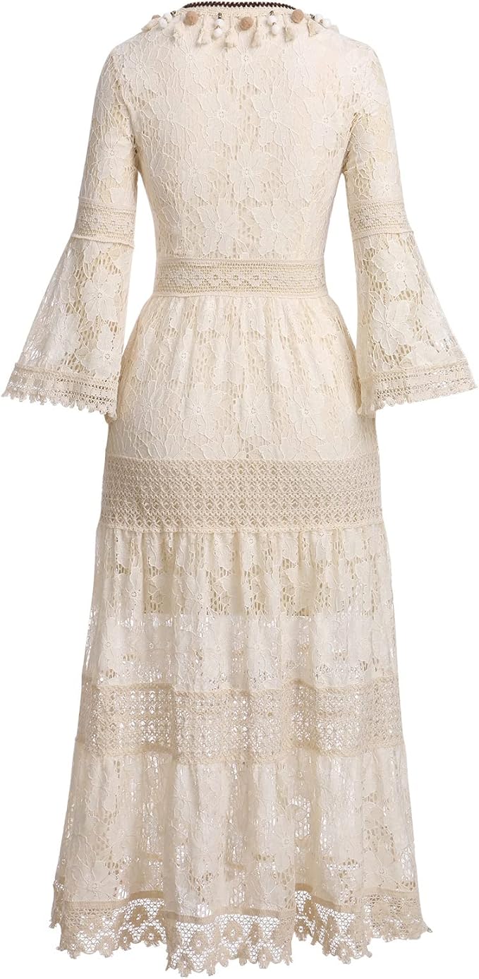 Amary - Boho Lace Dress — view 4