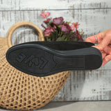 Sela - Comfortable Wedge-Heel Ballet Flats — view 10