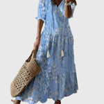 Amalia | Boho Vintage Maxi Dress for Summer — view 5