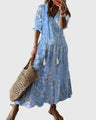 Amalia | Boho Vintage Maxi Dress for Summer — view 5