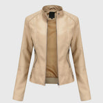 Dani™ - Elegant Leather Jacket for Women — view 4