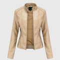 Dani™ - Elegant Leather Jacket for Women — view 4