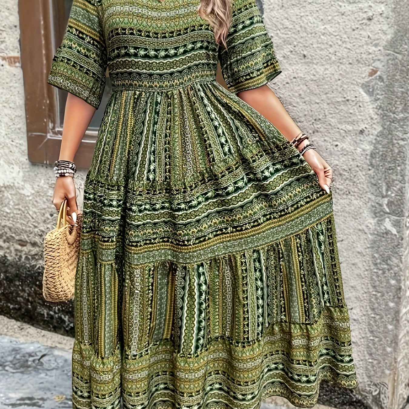 Joraine - Flowing Ethnic Dress
