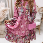 Eira - Printed Boho Dress