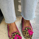 Anahira™ - Leopard print flat shoes