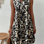 TASHA | Fluid and Balanced Midi Dress — view 4