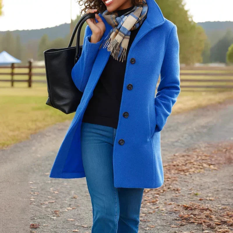 Aurora - Coat with a Button — view 6