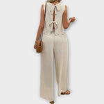 Valeria - Vest with Petals and Pants — view 3