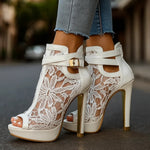 Liliana - Lace Heels