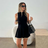 Leah - Ribbed Mini Dress — view 2