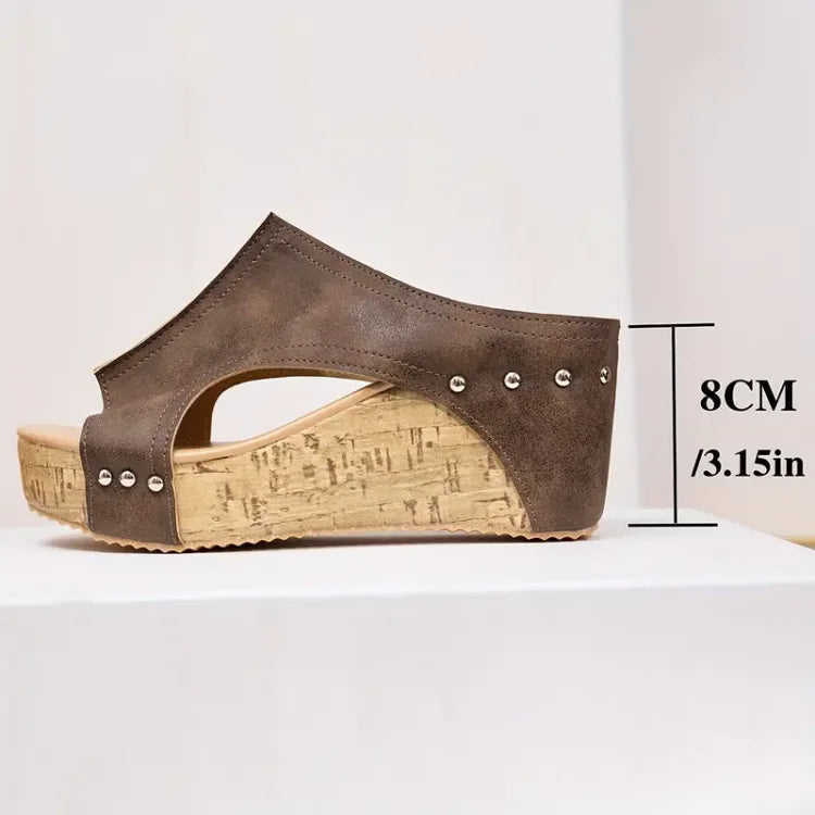 Melissa | Arch Support Wedge Sandals — view 6