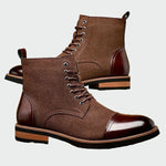 Oxford Leather Ankle Boots — view 2