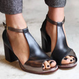 Meg™ - Patchwork heels with block heel — view 2