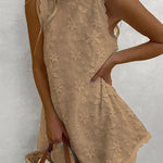 Lightweight Lace Mini Dress, Sleeveless — view 5