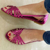 Eleanor – Bright Golden Sandals — view 3