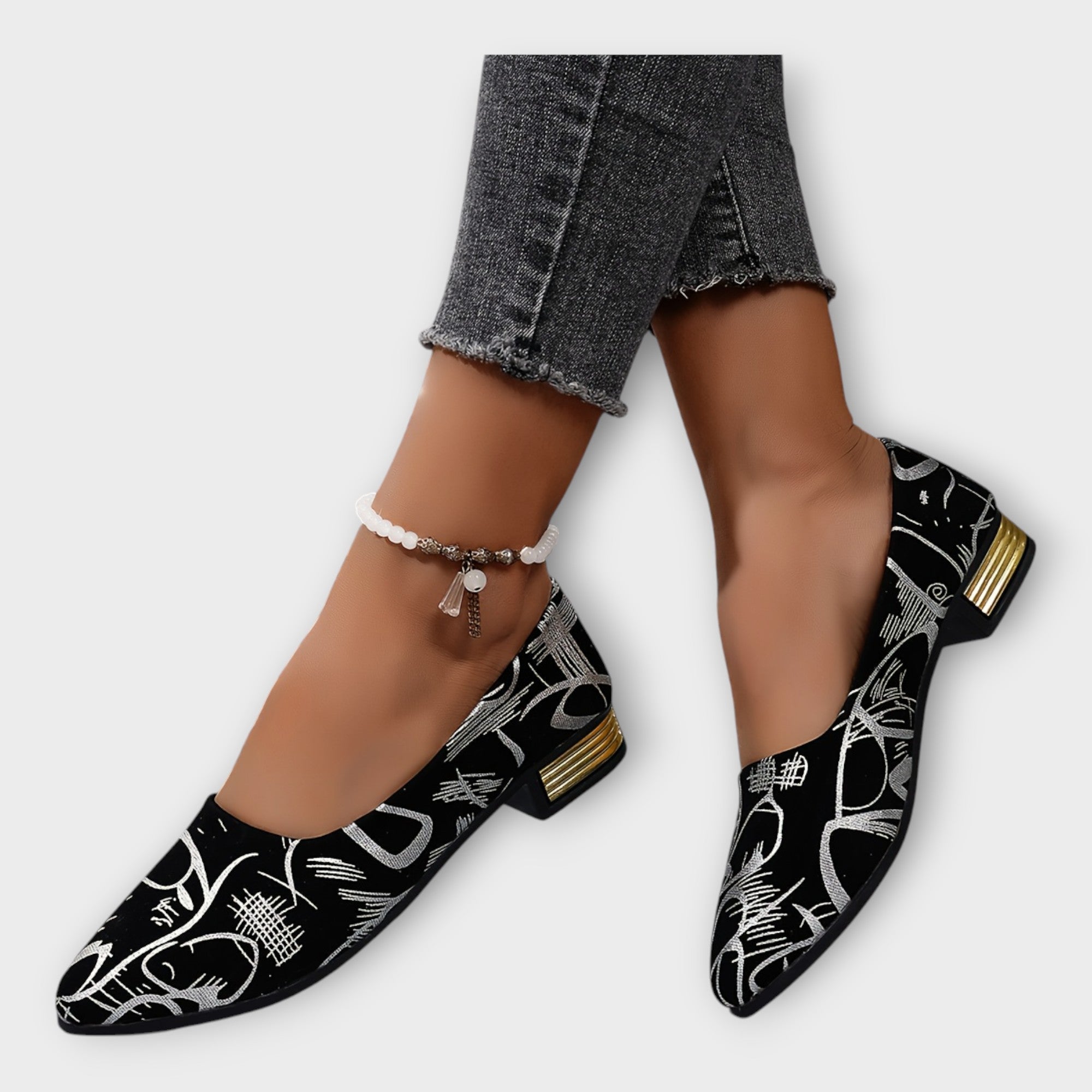 Elegant Ballet Flats with Sophisticated Details — view 3