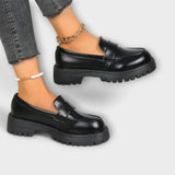 Calista - Orthopaedic Women's Loafer with Satin Wedge — view 5