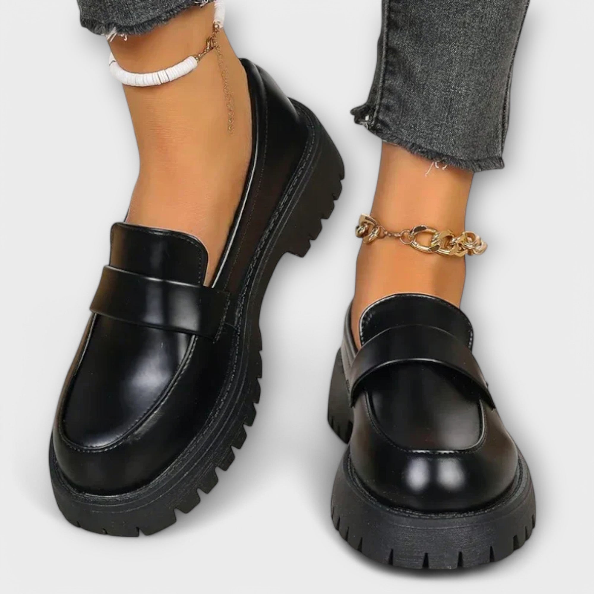 Calista - Orthopaedic Women's Loafer with Satin Wedge — view 2