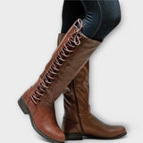 Marama - Elegant Lace-Up Ankle Boots — view 2