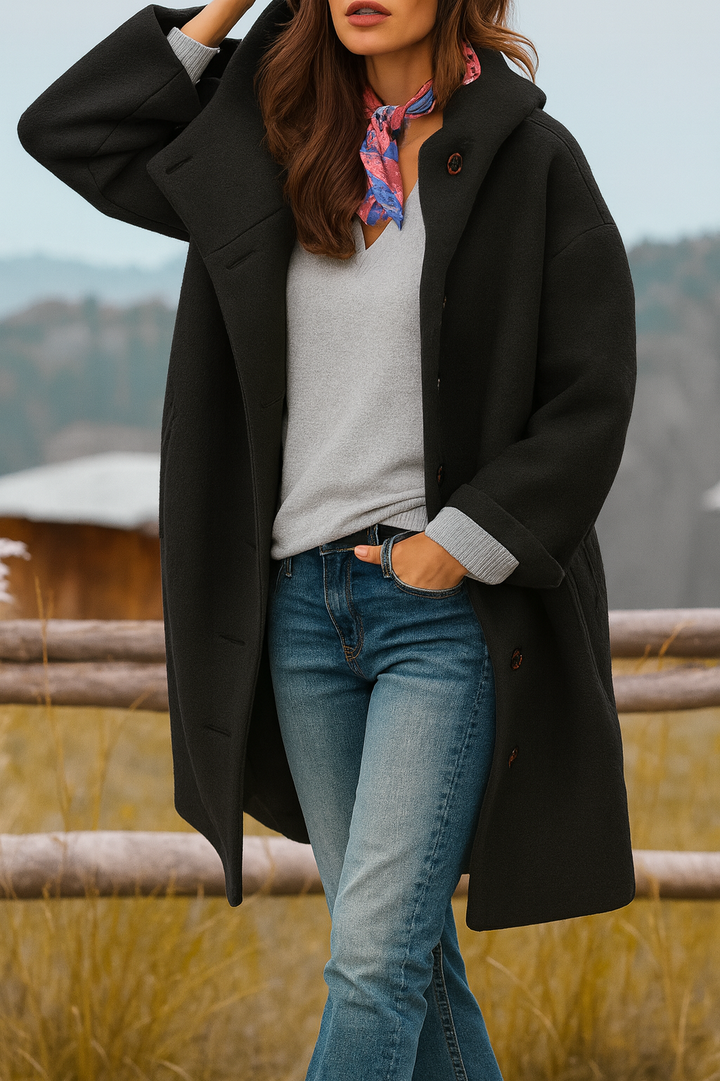 Sofia - Cosy Everyday Coat — view 4