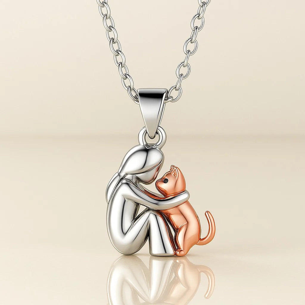 Cat Hug Necklace — view 5