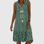 AYLA | SLEEVELESS DRESS WITH V-NECK — view 5