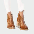 Embroidered Leather Boots — view 3
