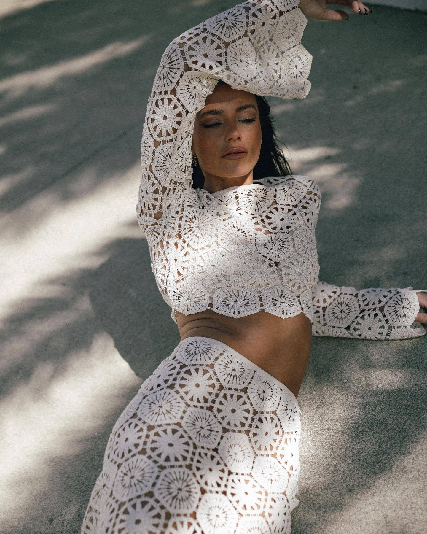 Aubriella - Long Sleeve Wrap Set — view 3