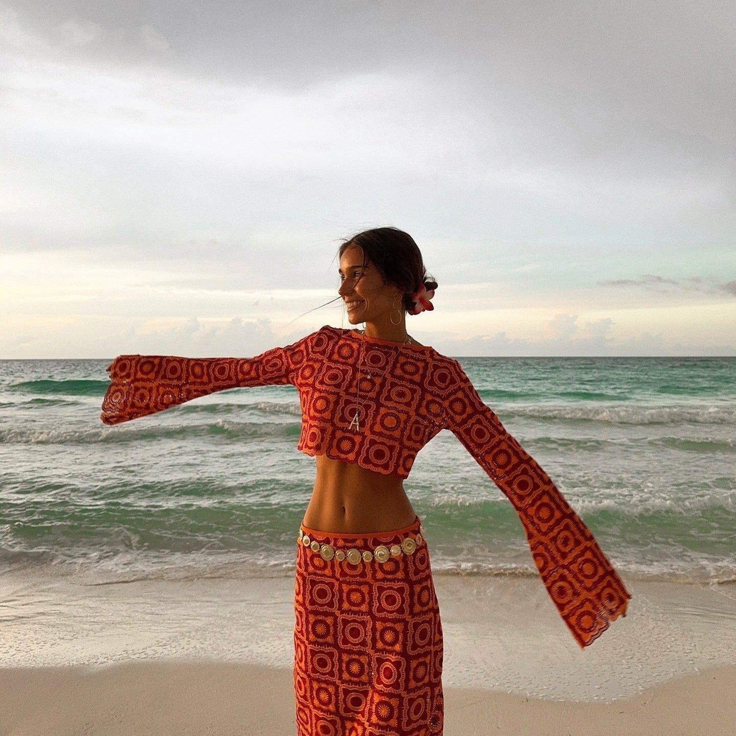 Kamryn - Wrap Set with Long Sleeves — view 2