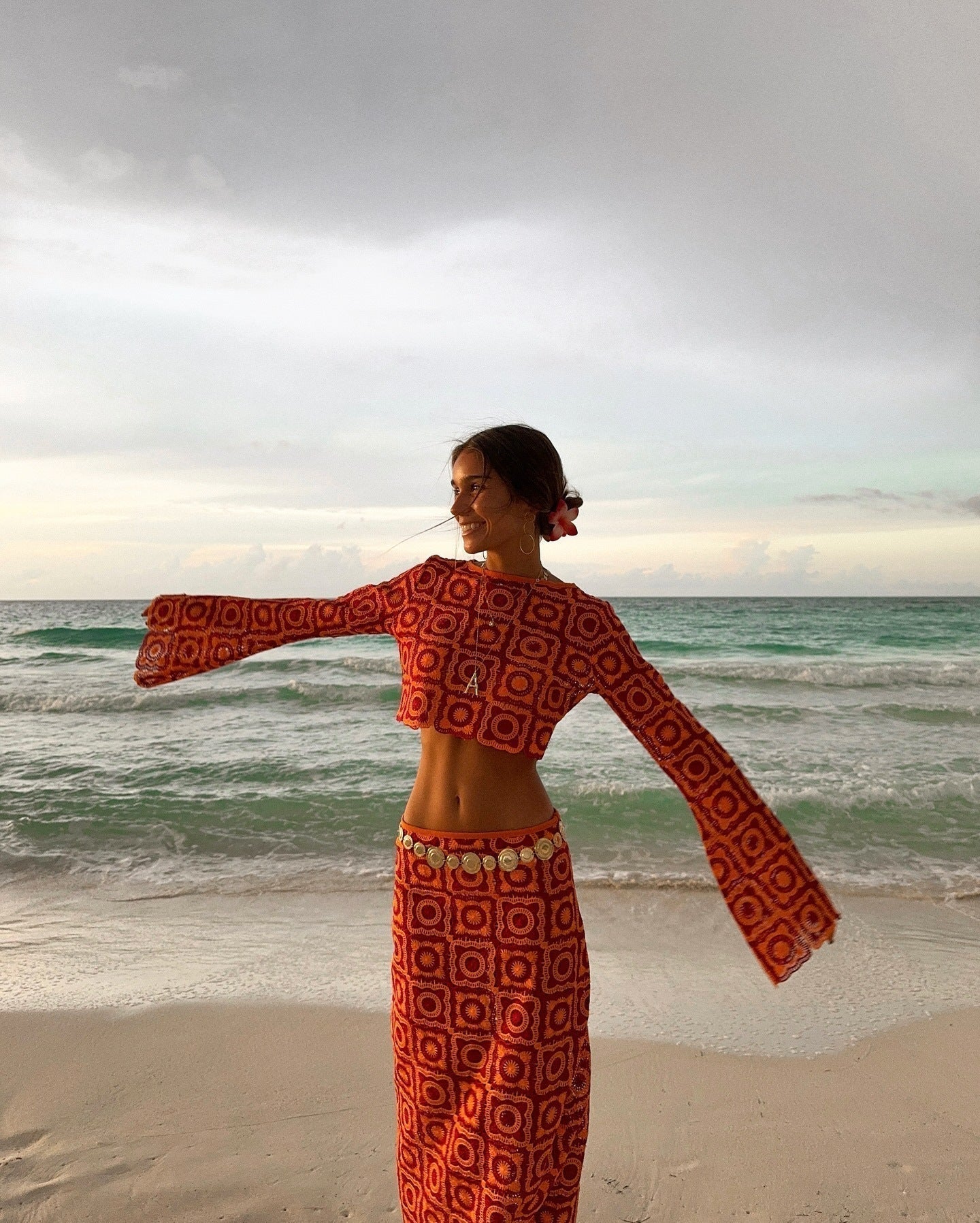 Kamryn - Wrap Set with Long Sleeves — view 2